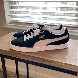 Puma suede sneakers, size 12.
